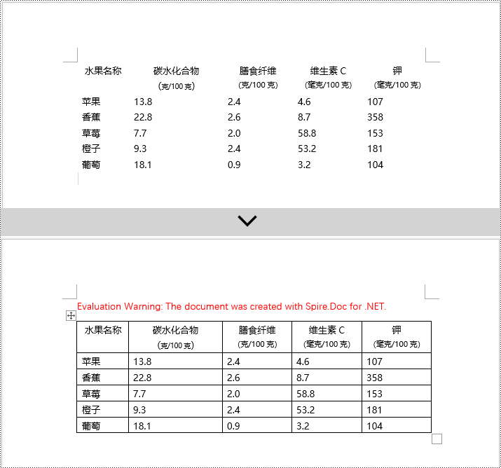 c# 添加、修改和移除 word 表格边框