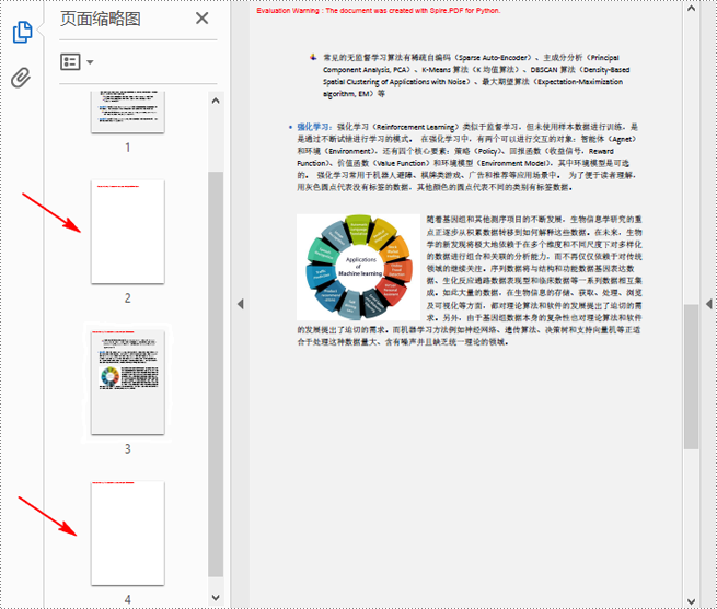 python 在 pdf 文档中添加或删除页面