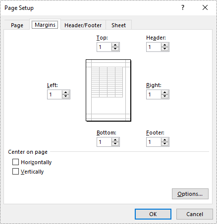 python 调整 excel 页面设置